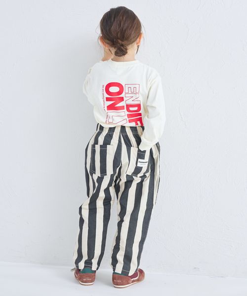 페어마논 키즈 바지 일본 pairmanon 아동복 스트라이프 라쿠친 쉐프 팬츠 4컬러