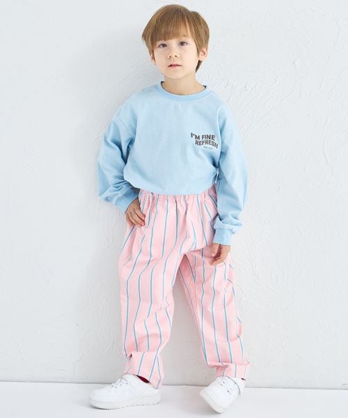 페어마논 키즈 바지 일본 pairmanon 아동복 스트라이프 라쿠친 쉐프 팬츠 4컬러