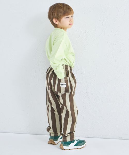 페어마논 키즈 바지 일본 pairmanon 아동복 스트라이프 라쿠친 쉐프 팬츠 4컬러