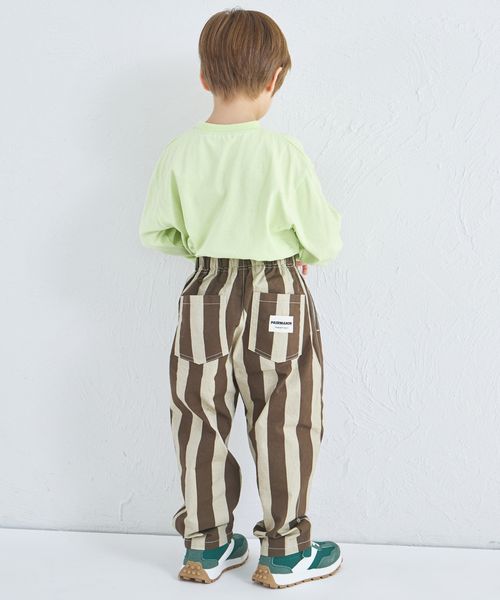 페어마논 키즈 바지 일본 pairmanon 아동복 스트라이프 라쿠친 쉐프 팬츠 4컬러