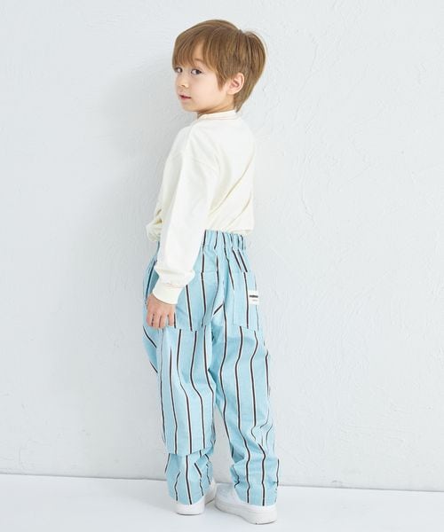 페어마논 키즈 바지 일본 pairmanon 아동복 스트라이프 라쿠친 쉐프 팬츠 4컬러