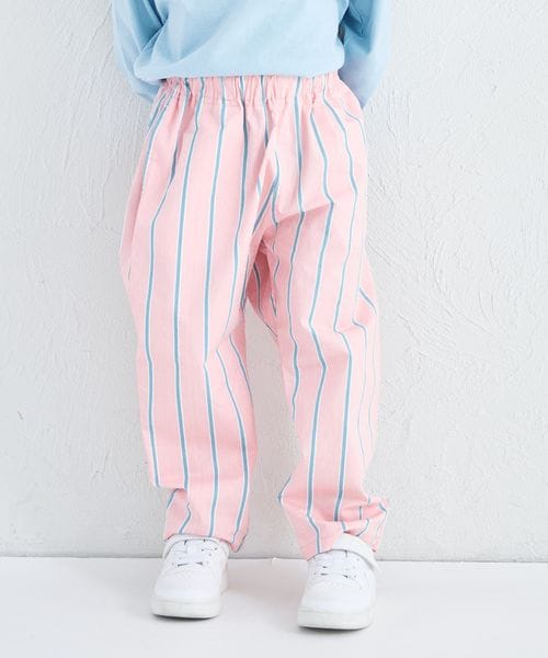 페어마논 키즈 바지 일본 pairmanon 아동복 스트라이프 라쿠친 쉐프 팬츠 4컬러