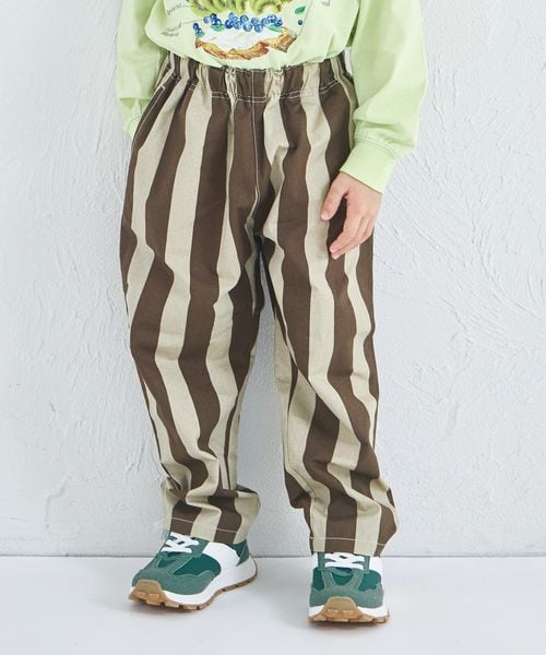 페어마논 키즈 바지 일본 pairmanon 아동복 스트라이프 라쿠친 쉐프 팬츠 4컬러