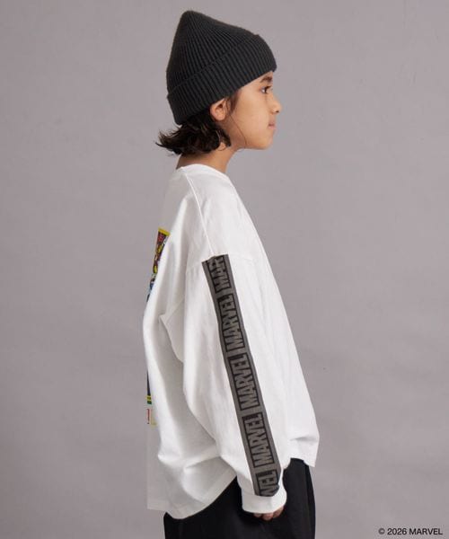 페어마논 키즈 티셔츠 일본 PAIRMANON STREET 긴팔티 마블 백프린트 4컬러