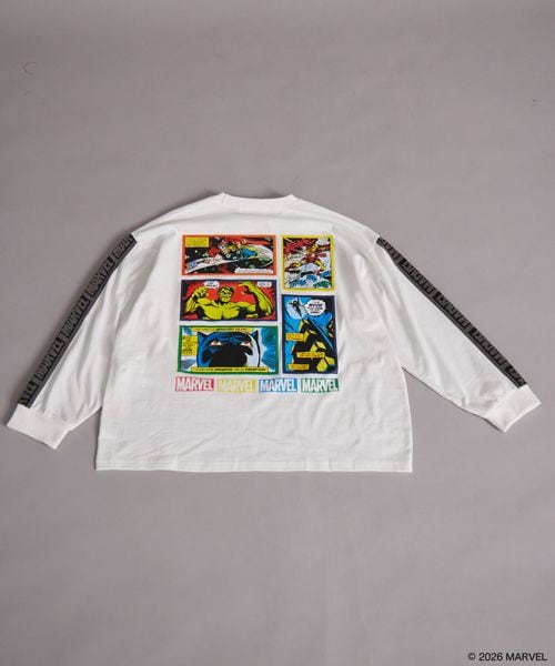 페어마논 키즈 티셔츠 일본 PAIRMANON STREET 긴팔티 마블 백프린트 4컬러