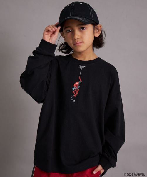 페어마논 키즈 티셔츠 일본 PAIRMANON STREET 긴팔티 마블 백프린트 4컬러