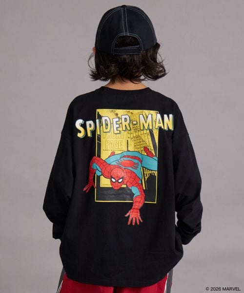 페어마논 키즈 티셔츠 일본 PAIRMANON STREET 긴팔티 마블 백프린트 4컬러