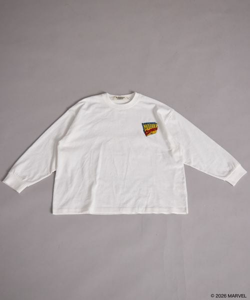 페어마논 키즈 티셔츠 일본 PAIRMANON STREET 긴팔티 자수 마블 백프린트 4컬러