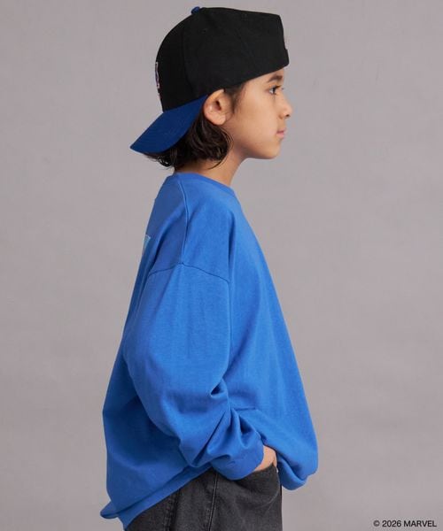 페어마논 키즈 티셔츠 일본 PAIRMANON STREET 긴팔티 자수 마블 백프린트 4컬러