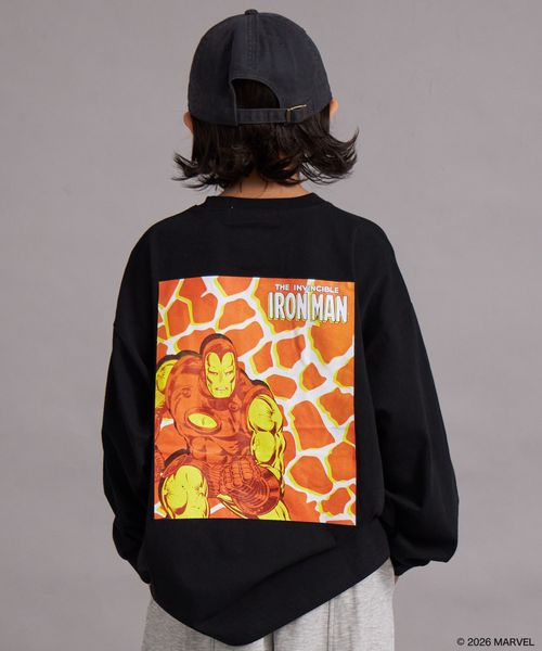 페어마논 키즈 티셔츠 일본 PAIRMANON STREET 긴팔티 자수 마블 백프린트 4컬러