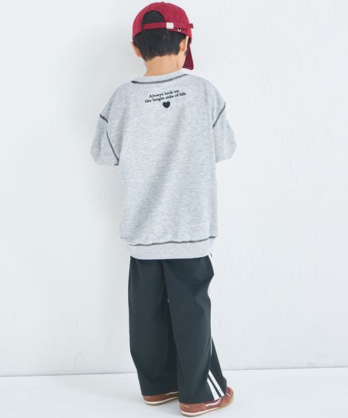 페어마논 키즈 티셔츠 일본 pairmanon 아동복 마이니치 스웨트 스티치 자수 맨투맨 3컬러