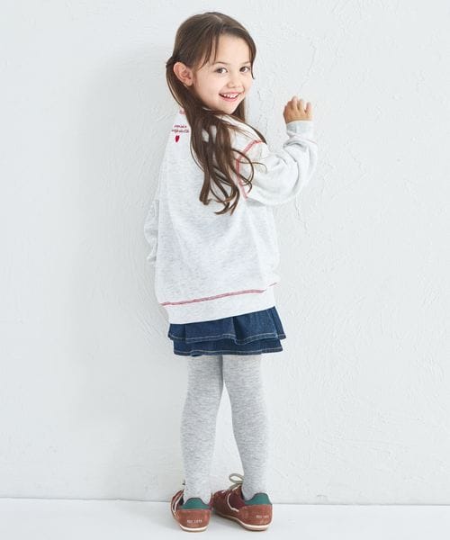 페어마논 키즈 티셔츠 일본 pairmanon 아동복 마이니치 스웨트 스티치 자수 맨투맨 3컬러