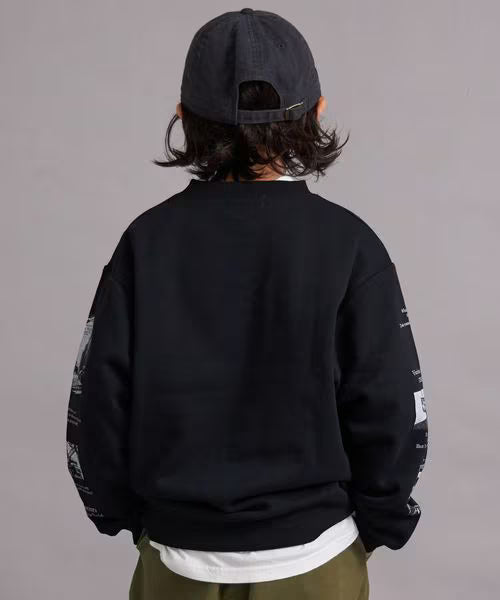 페어마논 키즈 티셔츠 일본 pairmanon 아동복 소매 프린트 디자인 맨투맨 2컬러