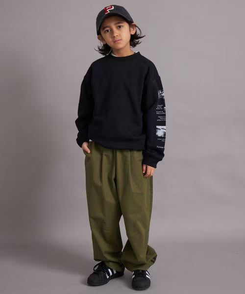 페어마논 키즈 티셔츠 일본 pairmanon 아동복 소매 프린트 디자인 맨투맨 2컬러