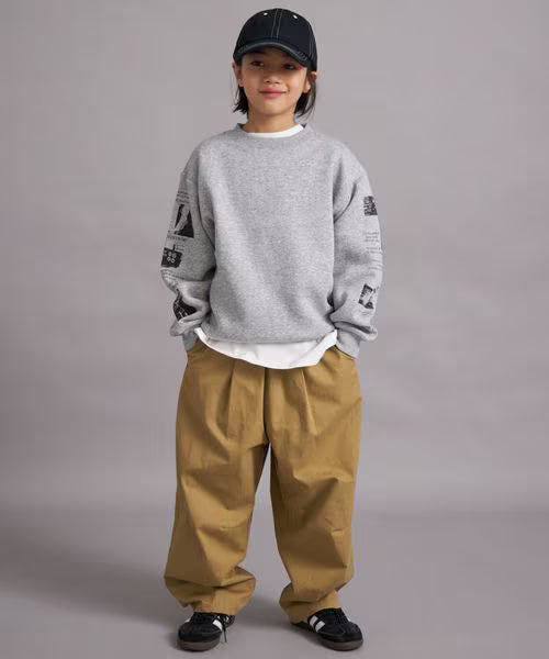 페어마논 키즈 티셔츠 일본 pairmanon 아동복 소매 프린트 디자인 맨투맨 2컬러