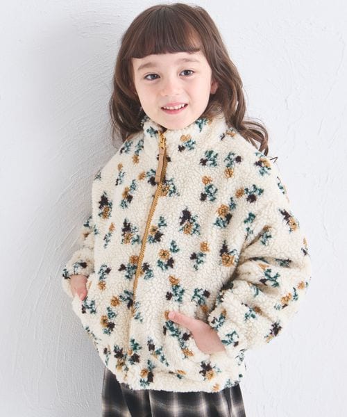 페어마논 키즈 자켓 일본 pairmanon 아동복 후리스 플라워 보아 플리스 2컬러