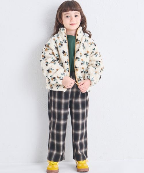 페어마논 키즈 자켓 일본 pairmanon 아동복 후리스 플라워 보아 플리스 2컬러