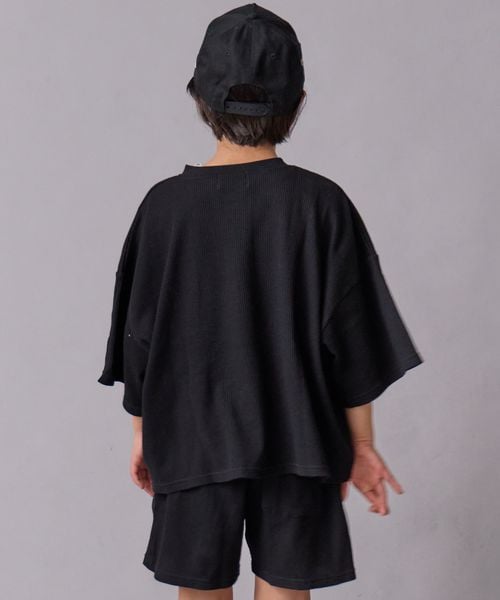 페어마논 키즈 셋업 일본 PAIR MANON 헨리넥 티셔츠 반바지 세트 4컬러