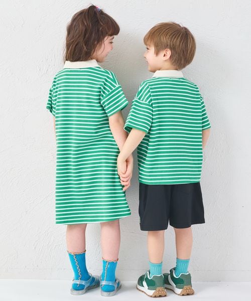 페어마논 키즈 티셔츠 일본 PAIR MANON 반팔티 폴로 스트라이트 3컬러