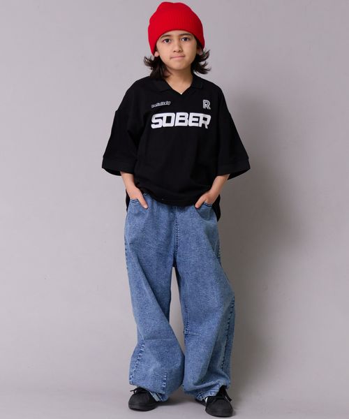 페어마논 키즈 티셔츠 일본 PAIR MANON 반팔티 SOBER 로고 4컬러