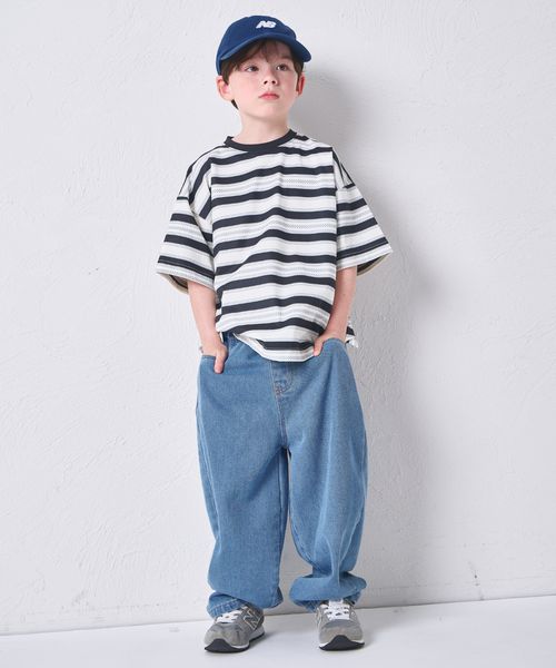 페어마논 키즈 티셔츠 일본 PAIRMANON 반팔티 스트라이프 3컬러