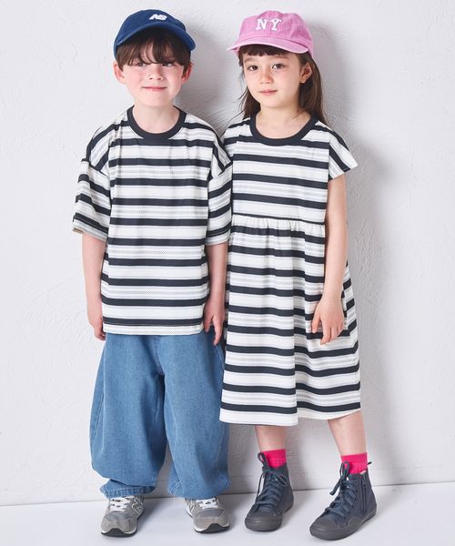 페어마논 키즈 티셔츠 일본 PAIRMANON 반팔티 스트라이프 3컬러