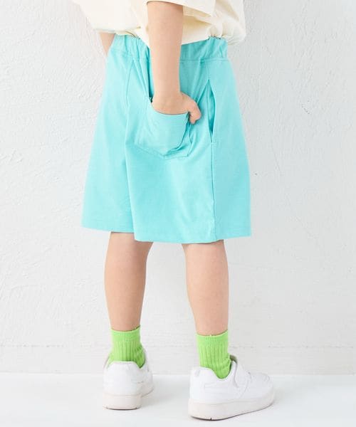 페어마논 키즈 바지 일본 PAIRMANON 반바지 로고 무지 하프 팬츠 5컬러