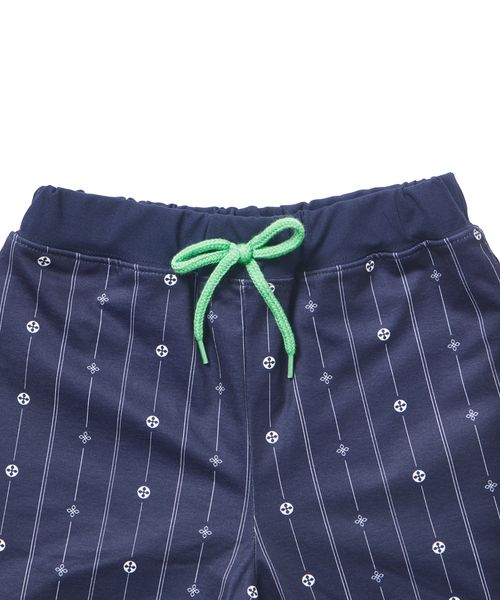 페어마논 키즈 바지 일본 PAIRMANON 반바지 투톤 스트라이프 하프 팬츠 2컬러