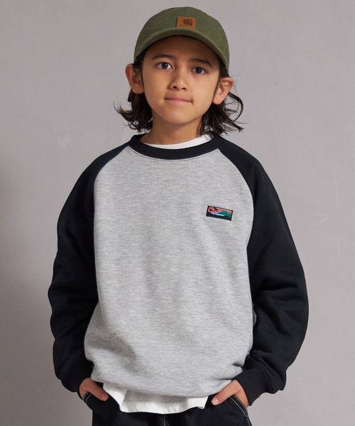 페어마논 키즈 티셔츠 일본 pairmanon 아동복 라글란 스웨트 맨투맨 3컬러