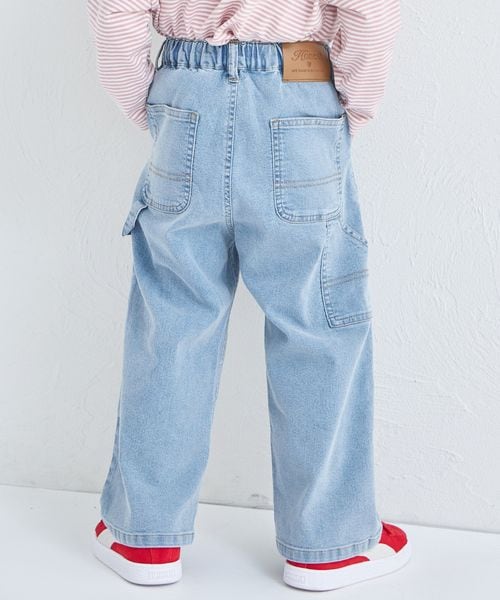 페어마논 키즈 바지 일본 PAIR MANON 더블 니 데님 청바지 팬츠 3컬러