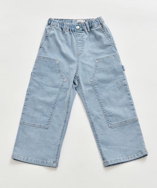 페어마논 키즈 바지 일본 PAIR MANON 더블 니 데님 청바지 팬츠 3컬러