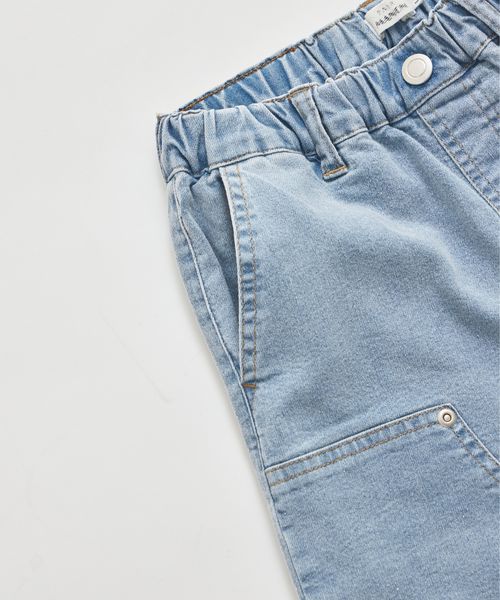 페어마논 키즈 바지 일본 PAIR MANON 더블 니 데님 청바지 팬츠 3컬러