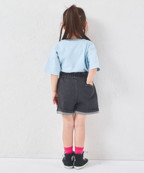 페어마논 키즈 바지 일본 Pair manon 반바지 웨스트 하프 포켓 데님 팬츠 3컬러