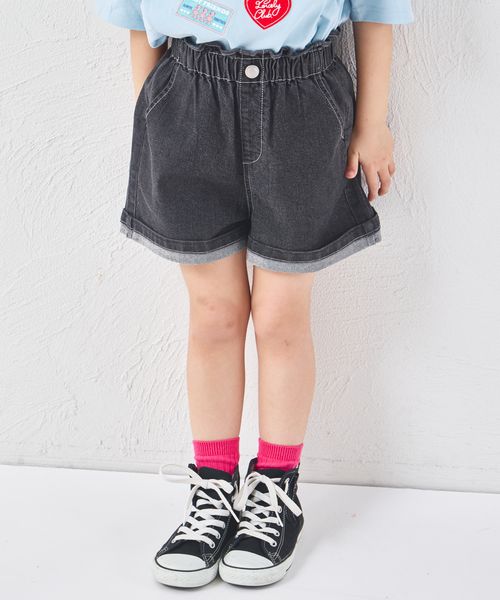 페어마논 키즈 바지 일본 Pair manon 반바지 웨스트 하프 포켓 데님 팬츠 3컬러