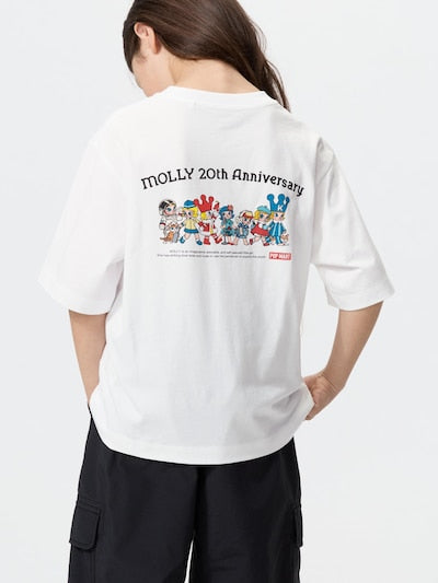 유니클로 티셔츠 일본 UNIQLO UT 걸스 팝마트 몰리 반팔티 483367