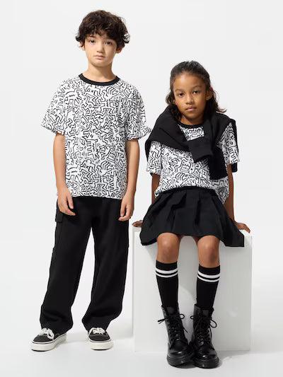 유니클로 키즈 티셔츠 일본 UT 반팔티 앤디워홀 유티 키스헤링 483664