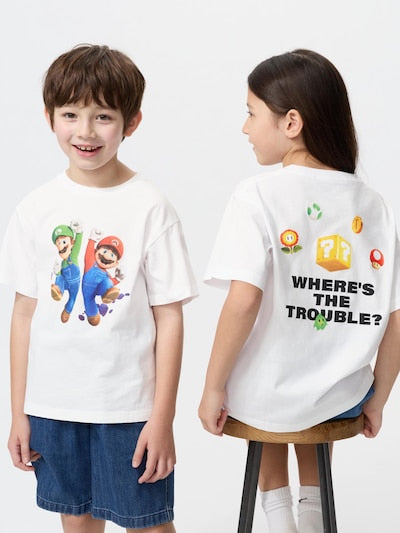 유니클로 티셔츠 일본 UNIQLO UT 슈퍼마리오 갤럭시 반팔티 483707