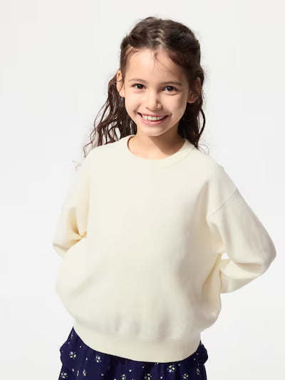 유니클로 키즈 티셔츠 일본 맨투맨 긴팔티 워셔블 밀라노 골지 스웨터 481443 3컬러