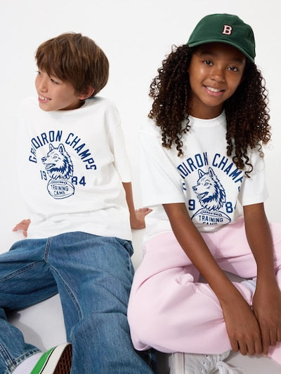 Uniqlo Kids' T-shirt, Japanese long-sleeved T-shirt, washable Milano rib sweater, 3 colors 