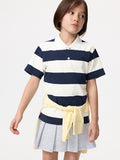 Uniqlo Kids' T-shirt, Japanese long-sleeved T-shirt, washable Milano rib sweater, 3 colors 