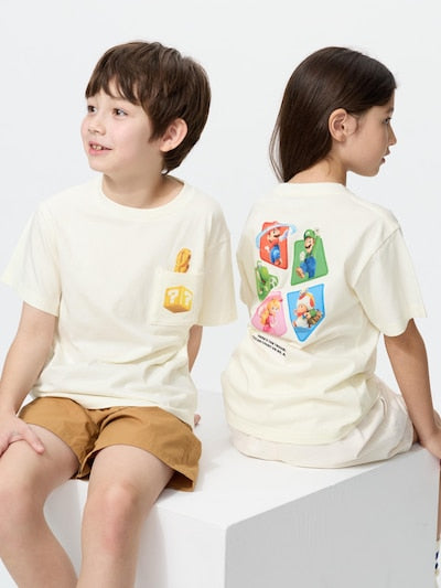 유니클로 티셔츠 일본 UNIQLO UT 슈퍼마리오 갤럭시 반팔티 483711