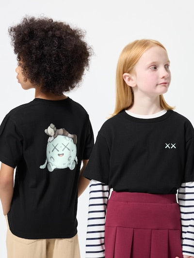 เสื้อยืดสเวตเชิ้ตพิมพ์ลายลับ Uniqlo Kids แขนยาว ลาย Mario Kart World (ญี่ปุ่น) 491378