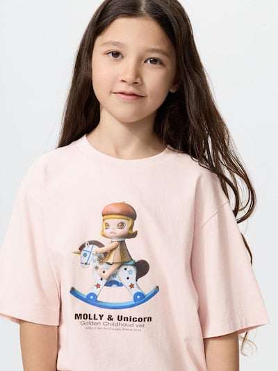 유니클로 티셔츠 일본 UNIQLO UT 걸스 팝마트 몰리 반팔티 483365
