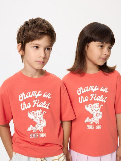 Uniqlo Kids' T-shirt, Japanese long-sleeved T-shirt, washable Milano rib sweater, 3 colors 