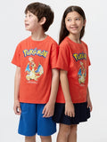 유니클로 키즈 티셔츠 일본 UT 반팔티 포켓몬 리자몽 레드 컬러 483674