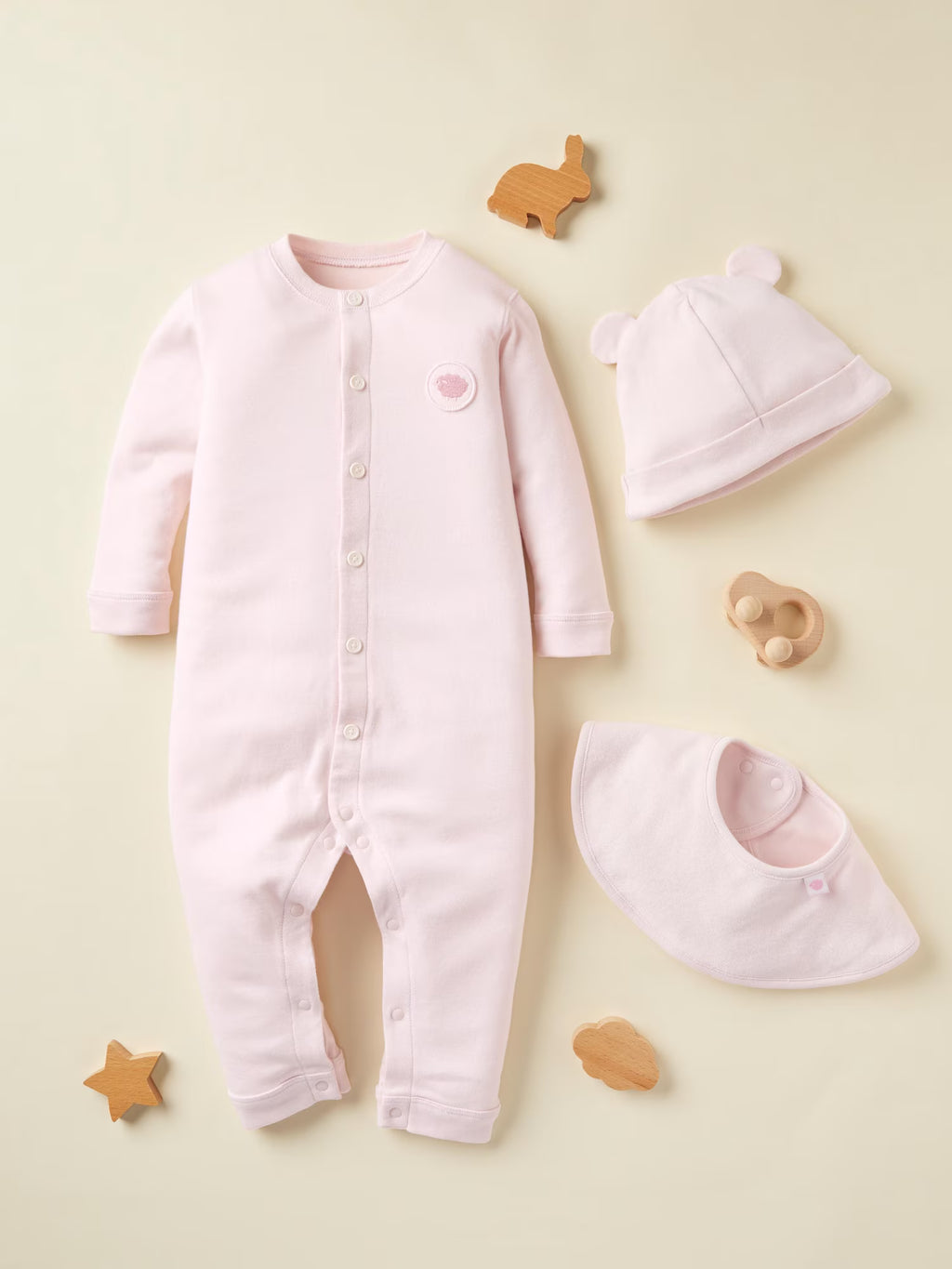 일본 유니클로 베이비 바디수트 밀링 긴팔 커버올 2컬러