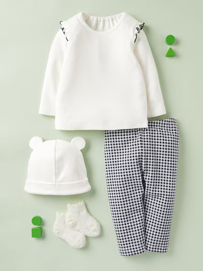 유니클로 키즈 티셔츠 일본 긴팔티 리브 크루넥 긴팔 디자인 2컬러