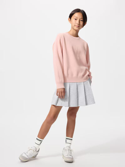 유니클로 키즈 티셔츠 일본 맨투맨 긴팔티 워셔블 밀라노 골지 스웨터 481443 3컬러