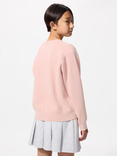 유니클로 키즈 티셔츠 일본 맨투맨 긴팔티 워셔블 밀라노 골지 스웨터 481443 3컬러