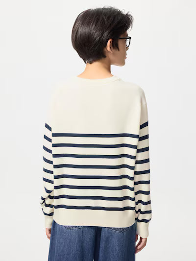 유니클로 키즈 티셔츠 일본 긴팔티 워셔블 밀라노 리브 스웨터 3컬러